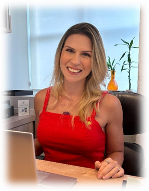Nathália Guimarães em seu consultório
